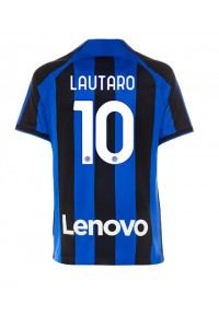 Fotbalové Dres Inter Milan Lautaro Martinez #10 Domácí Oblečení 2022-23 Krátký Rukáv